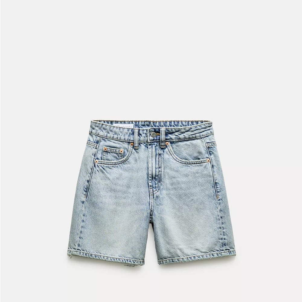 TRF Midrise denim shorts